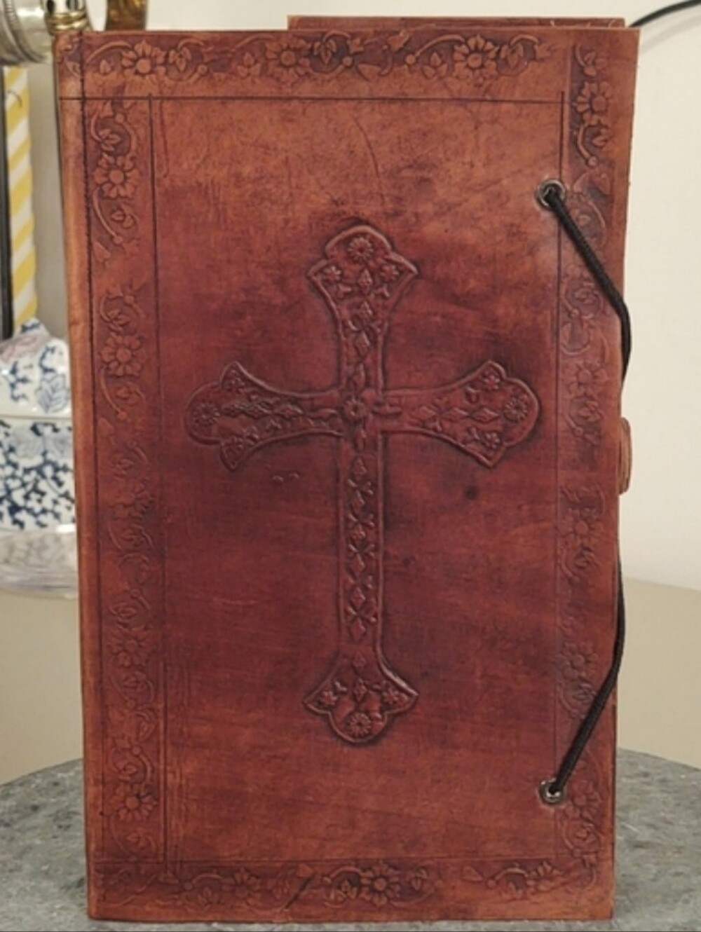 Vintage Camel Poo-Paper Leather Bound Artisan Journal